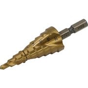 チタンコーティング スパイラルステップドリル 9段(4~20mm) TI-2