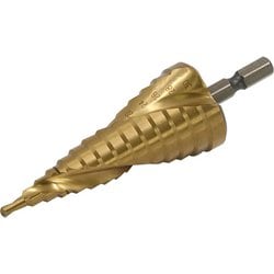 チタンコーティング スパイラルステップドリル 14段（4～30mm） TI-5