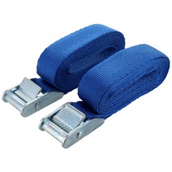 バックル式荷締カラーベルト ブルー 2本入 TCB-22BL