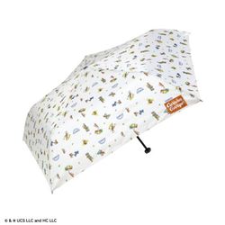 日傘 折りたたみ傘 晴雨兼用 Curious George おさるのジョージ 50cm 手開き式 SNB_L_25033