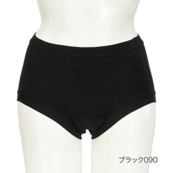 満足 ほかほかサニタリーショーツ 二重構造 スタンダード 夜用 ブラック L 37-4504