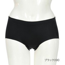 満足 シュッとスタイルUPサニタリーショーツ おシリスッキリ トランクス 昼用 ブラック M 37-4507