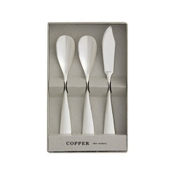 COPPER the cutlery アイスクリームスプーン×2本＆バターナイフ×1 3pcセット CIB-3SVmI