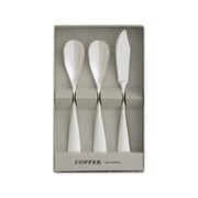 COPPER the cutlery アイスクリームスプーン×2本&バターナイフ×1 3pcセット CIB-3SVmI