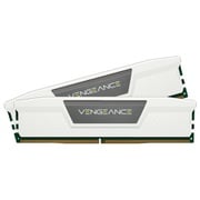 VENGEANCE DDR5 UDIMM 6000MT/s 32GB(16GB×2) CL30-36-36-76 1.40V Intel XMP & AMD EXPO White CMK32GX5M2B6000Z30W