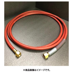 3m アセチレンバーナー用ホース（両端金具付） EA330AK-3B