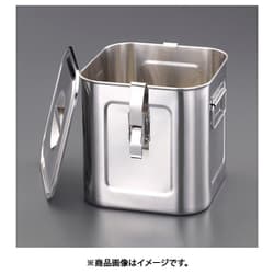 300x300x300mm ふた付深型ボックス（ステンレス製） EA508SC-161A