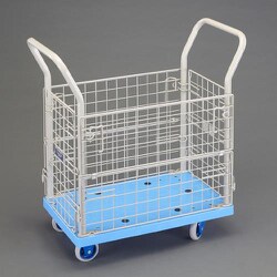 675x440mm/150kg 運搬車（静音/メッシュ） EA520BY-41B