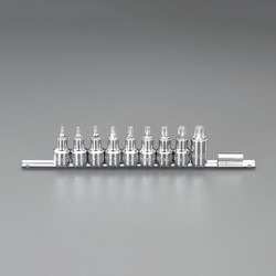 1/2インチDR/T20-T60 【TORX】ビットソケットセット EA687CM-300B