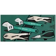 モンキーレンチ&プライヤーセット(トレー入) EA687YA-26A