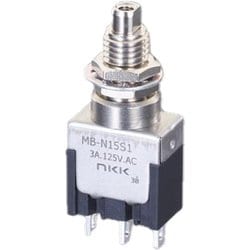 125V/3A 押しボタンスイッチ（単極双投/小型 EA940DA-152A