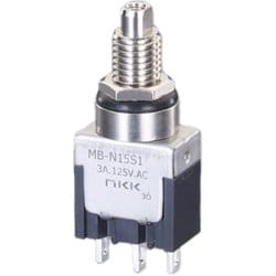 125V/3A 押しボタンスイッチ（単極双投/小型 EA940DA-156A