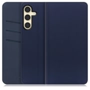 Galaxy S24 用 PUレザースマホケース/スタンド機能&カードポケット付き ネイビー WORK13GX-NEWNY-GS24
