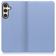 Galaxy S24 用 本革スマホケース/スタンド機能&カードポケット付き ブラック WORK16GX-BU-GS24