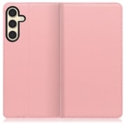 Galaxy S24 用 本革スマホケース/スタンド機能&カードポケット付き ピンク WORK16GX-PK-GS24