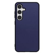 Galaxy S24 用 PUレザースマホケース/ストラップホール付き ネイビー WORK24GX-NY-GS24