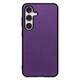 Galaxy S24 用 レザースマホケース/ストラップホール付き バイオレット WORK24GX-VL-GS24