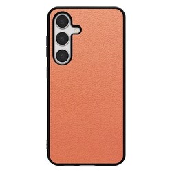 Galaxy S24 用 本革スマホケース/ストラップホール付き フラミンゴ WORK25GX-FM-GS24