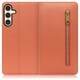 Galaxy S24 用 本革スマホケース/スタンド機能＆カードポケット付き フラミンゴ WORK27GX-FM-GS24