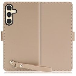 Galaxy S24 用 本革スマホケース/スタンド機能＆ストラップホール付き モンブランキャメル WORK29GX-CM-GS24