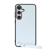Galaxy S24 用 本革スマホケース/ストラップ&ストラップホール付き シャーベットブルー WORK33GX-BU-GS24