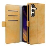 Galaxy S24 用 PUレザースマホケース/スタンド機能&カードポケット&ベルト付き オータムブラウン WORK34MAGGX-BN-GS24