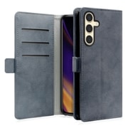 Galaxy S24 用 PUレザースマホケース/スタンド機能&カードポケット&ベルト付き ウィンターブルー WORK34MAGGX-BU-GS24