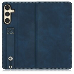 Galaxy S24 用 ベルト付きスマホケース/スタンド機能＆カードポケット付き クラシックブルー WORK42GX-BU-GS24