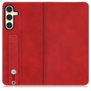 Galaxy S24 用 ベルト付きスマホケース/スタンド機能&カードポケット付き ロイヤルレッド WORK42GX-RD-GS24