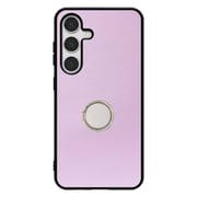 Galaxy S24 用 本革スマホケース/スタンド機能&ストラップホール付き ラベンダーパープル WORK48GX-PL-GS24