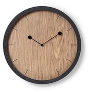 Umbra デザイン プラスチックウォールクロック ウォルナット