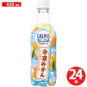 カルピスソーダ 冷凍みかん 450ml×24本 [炭酸飲料]