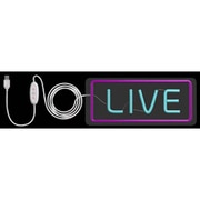 USB ネオンサインライト LIVE MS-UNEON-LI