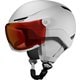 Revent Visor JR ジュニア スキー スノーボード ヘルメット White Heather Sサイズ（51-55cm） AN5006744