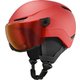 Revent Visor JR ジュニア スキー スノーボード ヘルメット Red XSサイズ（48-52cm） AN5006746