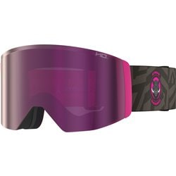 Four Q L HD Signature スキー スノーボード ゴーグル 眼鏡対応 Aymar Navarro（Black/Pink Pink Copper HD） AN5106954