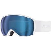 Revent JR S Flash ジュニア スキー スノーボード ゴーグル 眼鏡対応 White（Blue Flash） AN5106904