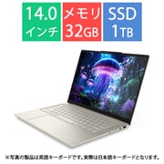 ノートパソコン/Copilot+ PC/Yoga Slim 7i AuraEdition Gen10/14型/Core Ultra 7 258V/メモリ 32GB/SSD 1TB/Windows 11 Home/NPU搭載/シーシェル 83JX0051JP
