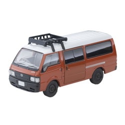 LV-N310d 1/64 マツダ ボンゴブローニイ バン カスタム仕様 茶 ルーフキャリア・フィギュア付 [ダイキャストミニカー]
