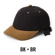 自転車用ヘルメット キャップタイプ ブラックxブラウン 55-57cm KF006MBKXBR