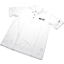 13669 [BLITZ MIZUNO DRY Polo Shirt 白 3XLサイズ]