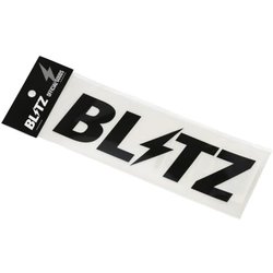 13550 [BLITZ ロゴステッカー w200mm BLACK]