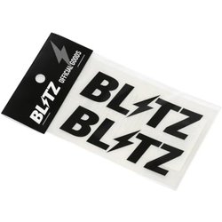 13552 [BLITZ ロゴステッカー w100mm BLACK（2枚入）]
