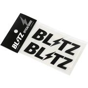 13552 [BLITZ ロゴステッカー w100mm BLACK（2枚入）]