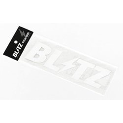 13553 [BLITZ ロゴステッカー w200mm WHITE]