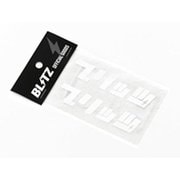 13557 [BLITZ カタカナロゴステッカー w100mm WHITE（2枚入）]