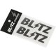 13559 [BLITZ ロゴステッカー w100mm METAL（2枚入） メタル]