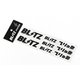 13563 [BLITZ バラエティロゴステッカー BLACK]