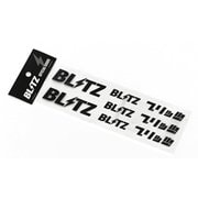 13563 [BLITZ バラエティロゴステッカー BLACK]