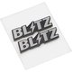 13738 [BLITZ Logo Aluminum Sticker シルバー]